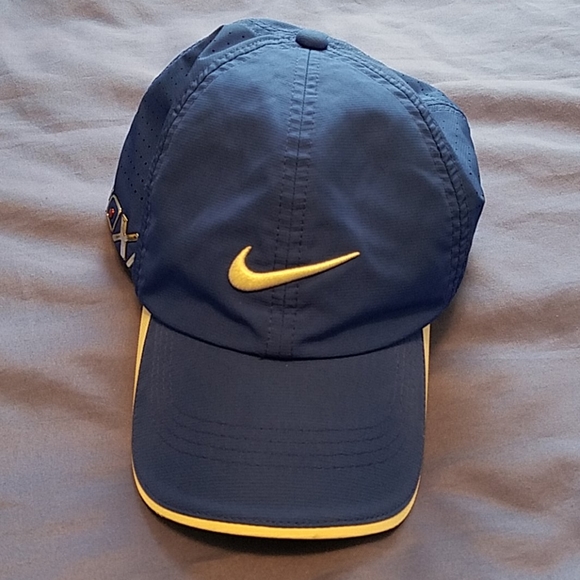 nike golf cap blue